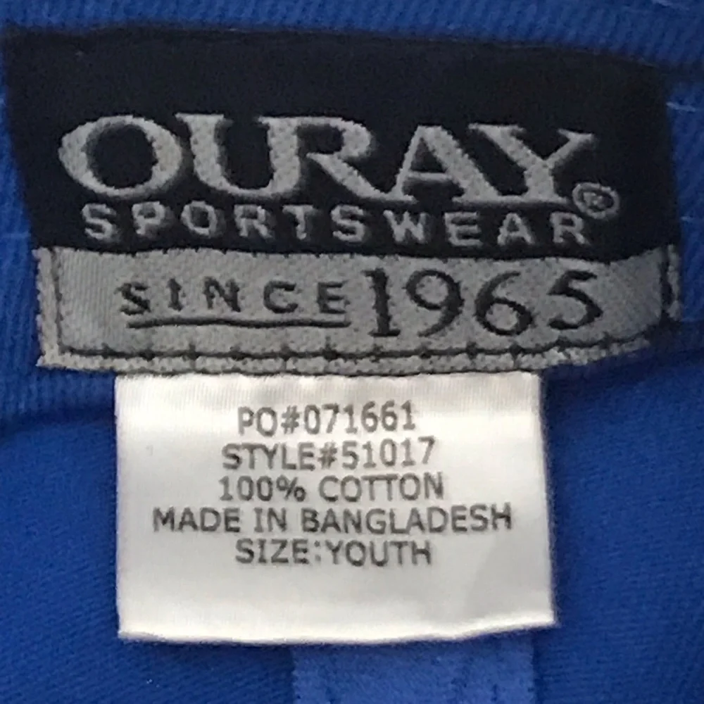 Ouray Sportswear for Glacier National Park Youth Adjustable Blue Ball Cap